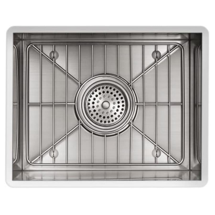 Vault 15" Drop In or Undermount Single Basin Stainless Steel Bar Sink with Sink Rack and Three Faucet Holes - hxni5seozck2mytujcsg@2x.jpg
