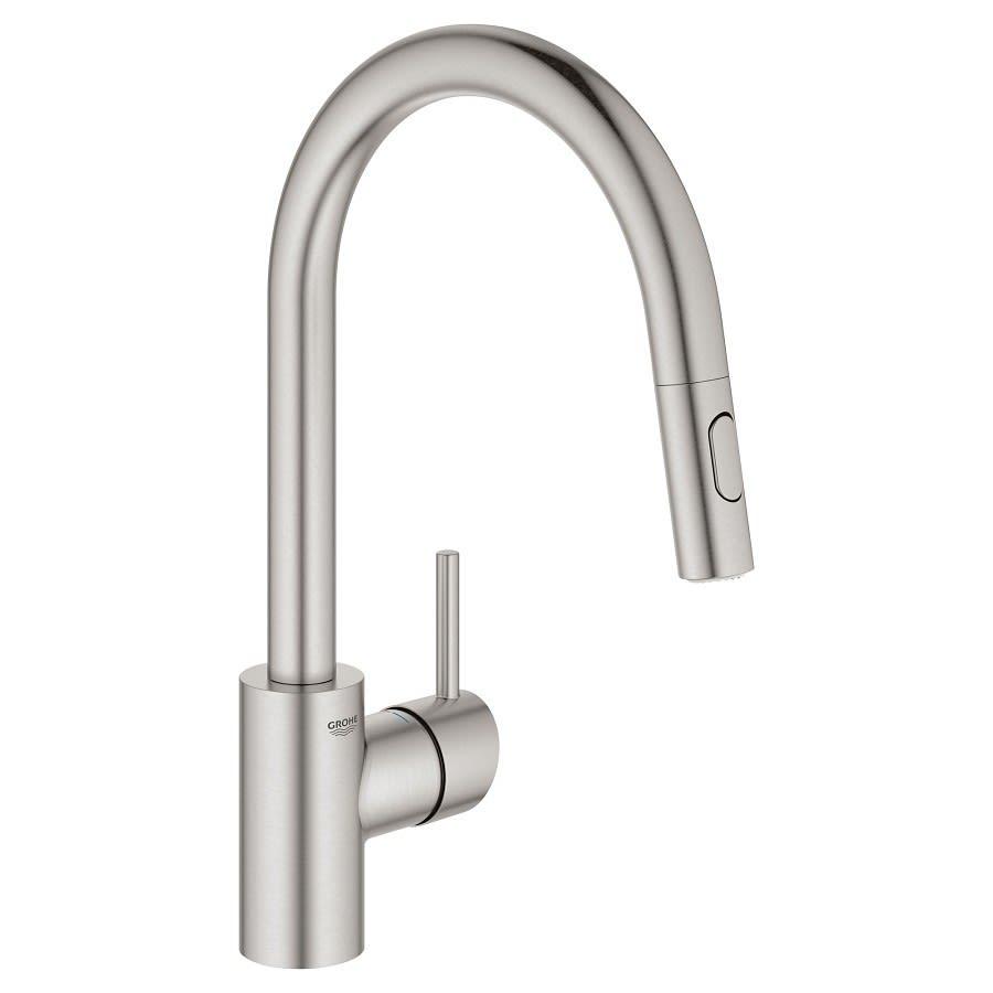 Concetto™ Kitchen Faucet, Deck Mount, ADA, 1 Lever Handle, 1-Hole, SuperSteel - hzqtmx7bolpnb4uaijwm@2x.jpg