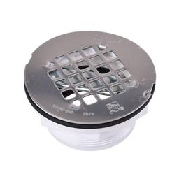 2 in, 101 PNC PVC No-Calk Shower Drain with Stainless Steel Strainer - i05yzvsaggealjepamlt@2x.jpg