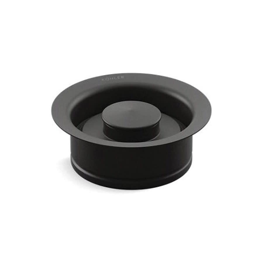 Disposal Flange With Stopper, 4-7/16 in Dia, Metal, Matte Black - i5vovp5qcp9v7u5ciktq@2x.jpg