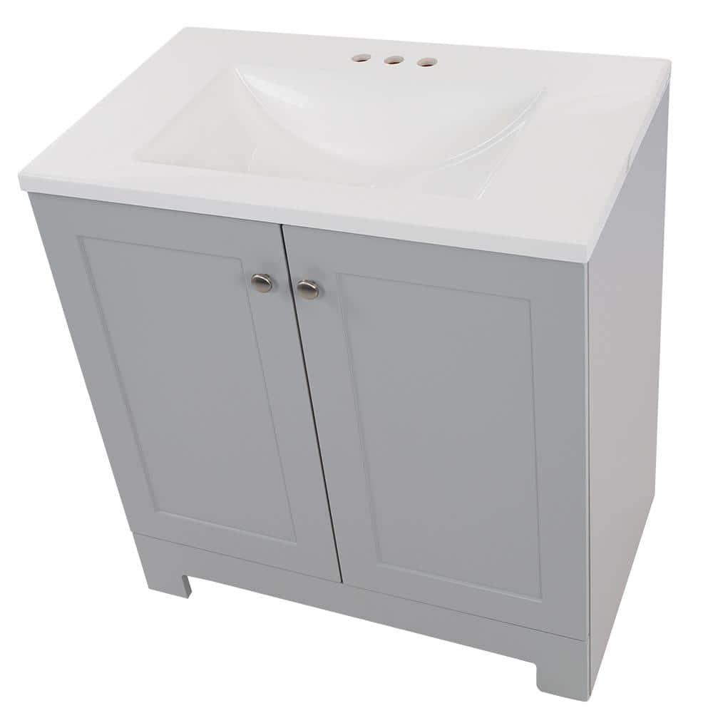 30 in. W x 19 in. D x 33 in. H Single Sink Freestanding Bath Vanity in Pearl Gray with White Cultured Marble Top - i6rndt9i0fartgw2pqvh@2x.jpg