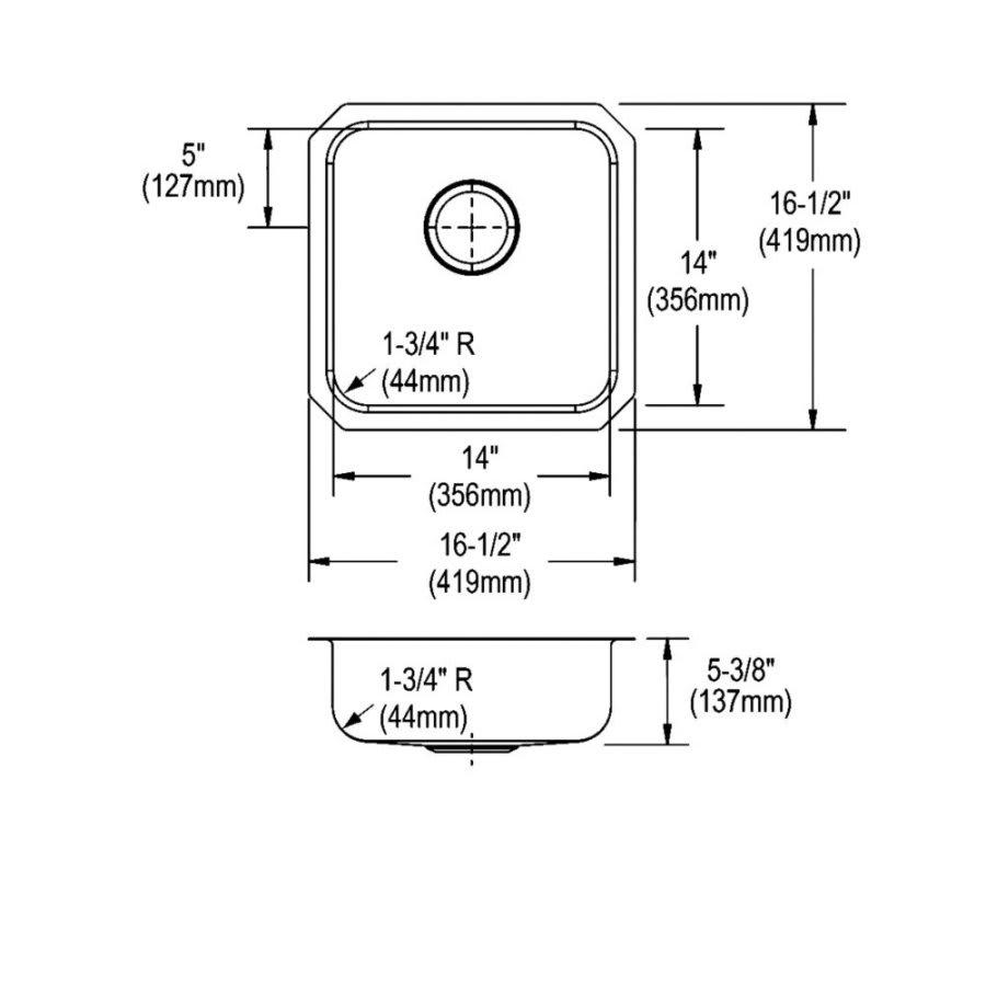 Lustertone™ Classic Single Bowl Kitchen Sink, Under Mount, ADA, 16-1/2 x 16-1/2 in, 5-3/8 in Bowl Depth, 18 ga Lustrous Satin Steel, Stainless - i75jvrmtxdjewhnwx2ih@2x.jpg