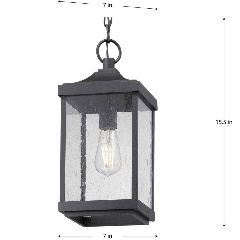 Park Court 1-Light Textured Black Traditional Outdoor Pendant Light with Clear Seeded Glass - ian7yalo4zhjyb6sjb5k@2x.jpg