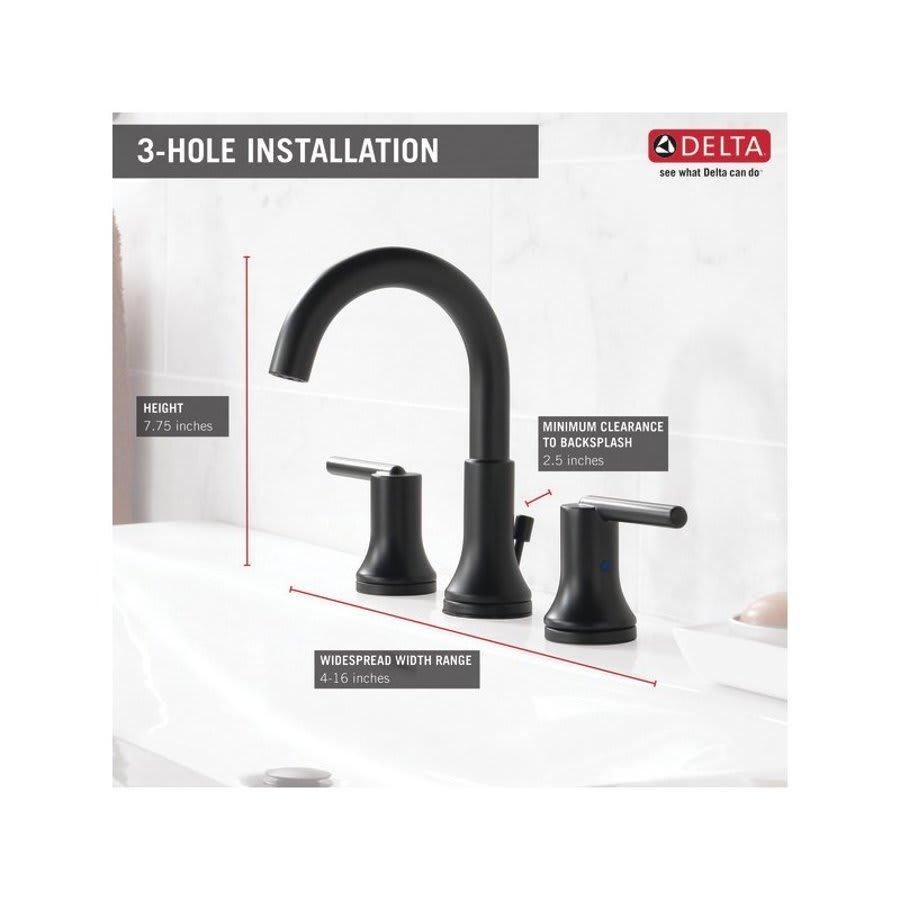 Trinsic® Widespread Lavatory Faucet, ADA, 2 Handle, 3-Hole, 1.2 gpm, Matte Black - ibaepbpxmzzdzfzf9yjz@2x.jpg