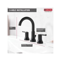 Trinsic® Widespread Lavatory Faucet, ADA, 2 Handle, 3-Hole, 1.2 gpm, Matte Black - ibaepbpxmzzdzfzf9yjz@2x.jpg