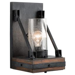 Colerne Single Light 15" Tall Wall Sconce with Seedy Glass Cylinder Shade - ibm0umjnoicwpci54m1j@2x.jpg