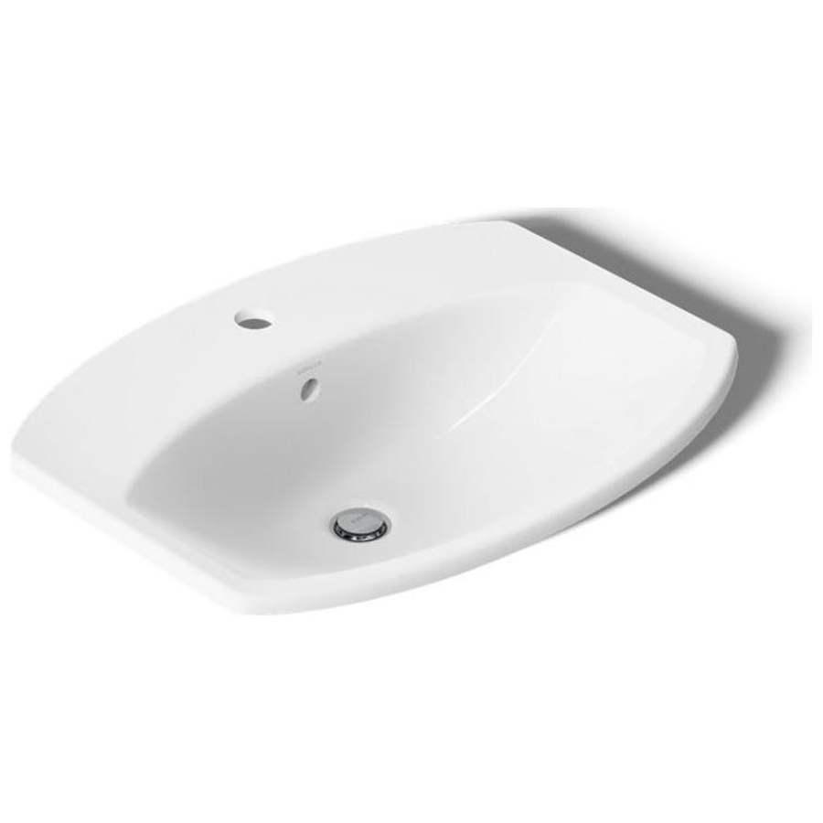 Cimarron 20-3/8" Drop In Bathroom Sink with 1 Hole Drilled and Overflow
