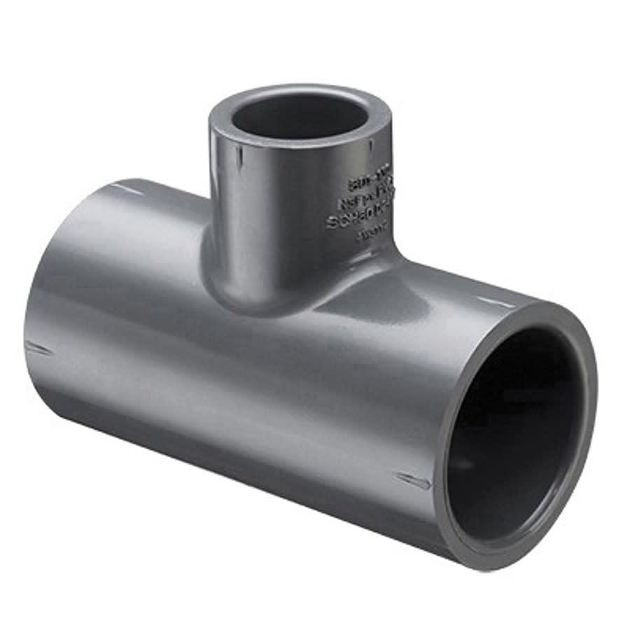 Tee, 3/4 x 1/2 in, Socket, SCH 80/XH, PVC - idc3prp4j0winmlj4x0p@2x.jpg