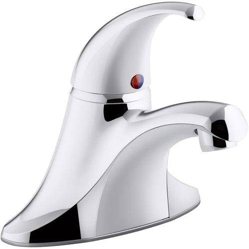 Coralais 0.5 GPM Single Handle Centerset Faucet with Plugged Lift Rod Hole - Less Drain Assembly - idcjuhzf90coseeh6e9s_x500.jpg
