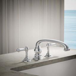 Artifacts Deck-Mount Bath Faucet Handle Trim with Lever Design - idiv98pk2mmye1te1zkz_x500.jpg