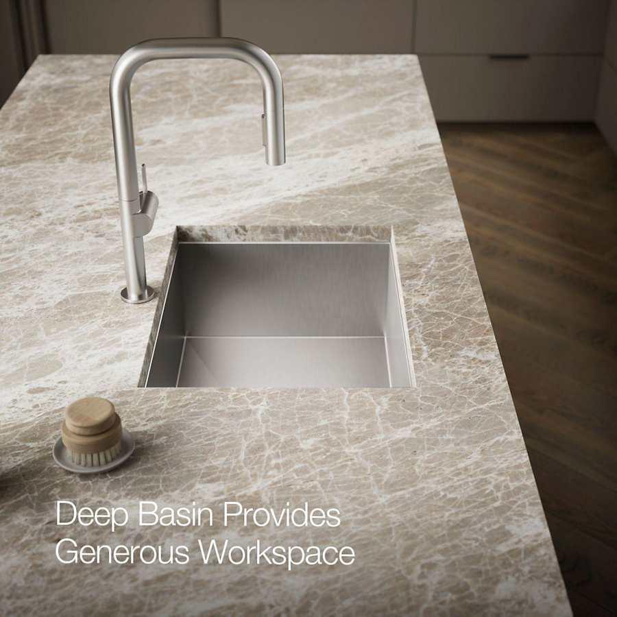 Vault 25" Single Basin Top-Mount/Under-Mount 18-Gauge Stainless Steel Kitchen Sink with SilentShield - ifpdchfz1l7jg8abwcht@2x.jpg