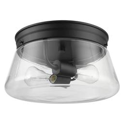 Aleyna 2-Light Matte Black Outdoor/Indoor Flush Mount Light with Clear Glass Shade - ighwwu5cubcq8ayhkoji@2x.jpg