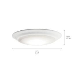 Gen I 8" Wide LED Flush Mount Bowl Ceiling Fixture - 3000K - igi2k7rlbbkbr7lpkd2o@2x.jpg