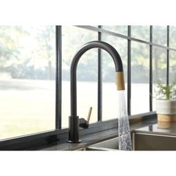 Litze Single Handle Arc Spout Pull Down Kitchen Faucet with Knurled Handle - Limited Lifetime Warranty - ihselfok8zutqnnqa3zw_x500.jpg
