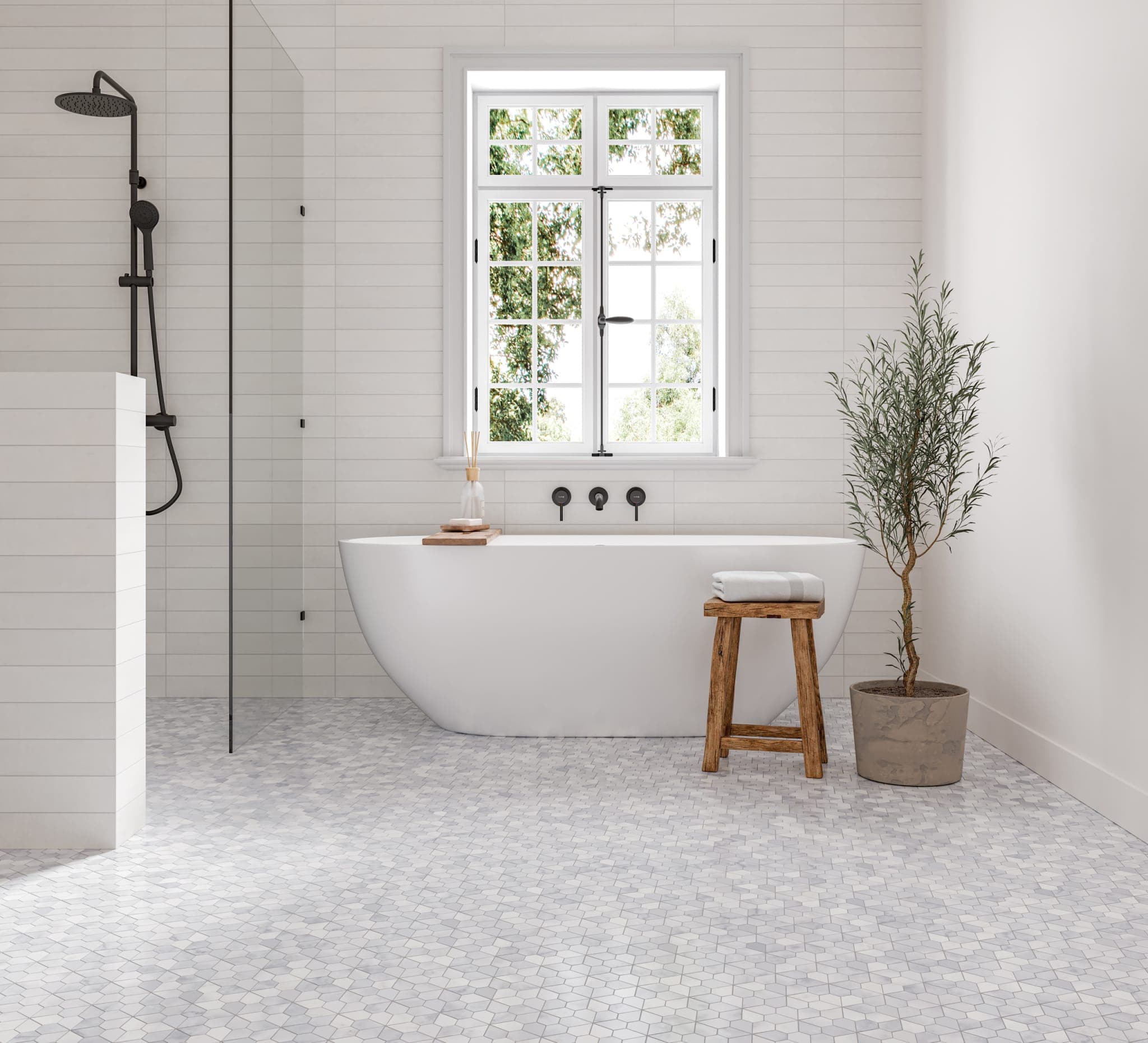 Allora 3" x 24" Matte Porcelain Tile in Solid White - ihzi9hfrdzfbaitmshzo@2x.jpg