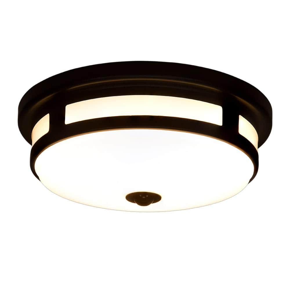11 in. Round Black Exterior Outdoor Motion Sensing LED Ceiling Light 830 Lumens 5-Color Temperature Options Wet Rated - iiqlsnpspwrdm6txrxcc@2x.jpg