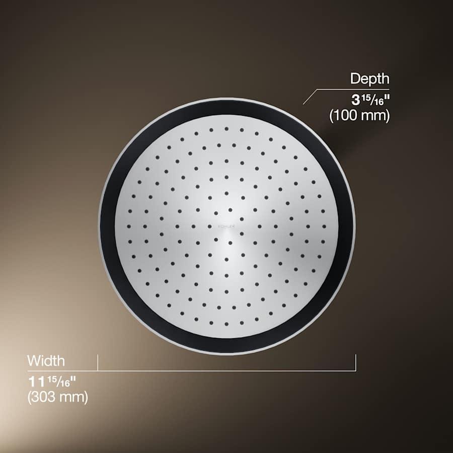 Statement Round 12" Single Function 2.5 GPM Rainhead with MasterClean Sprayface and Katalyst Air-Induction Technology - ijclmytcislg6fdhbprz@2x.jpg