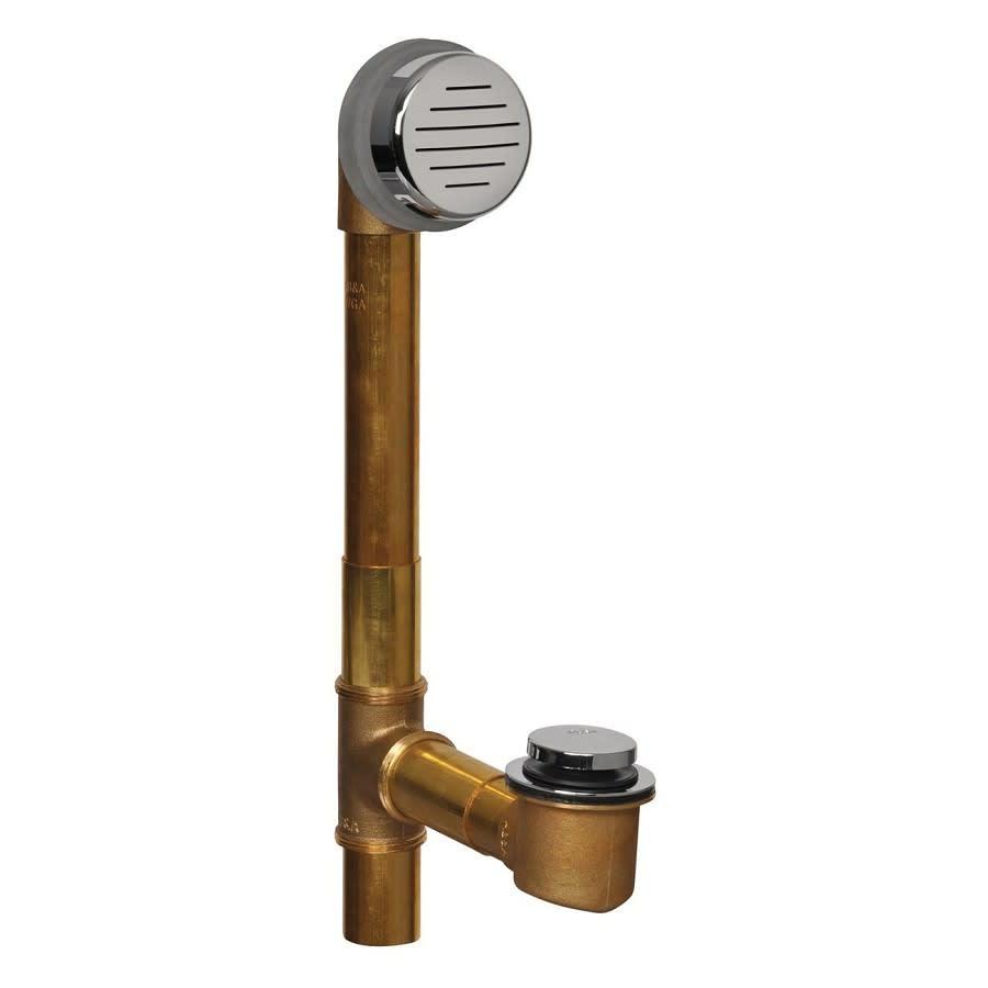 Bath Drain Full Kit, Toe Touch, Brass, Polished Chrome - ijubmcc0yp03568cpmqc@2x.jpg