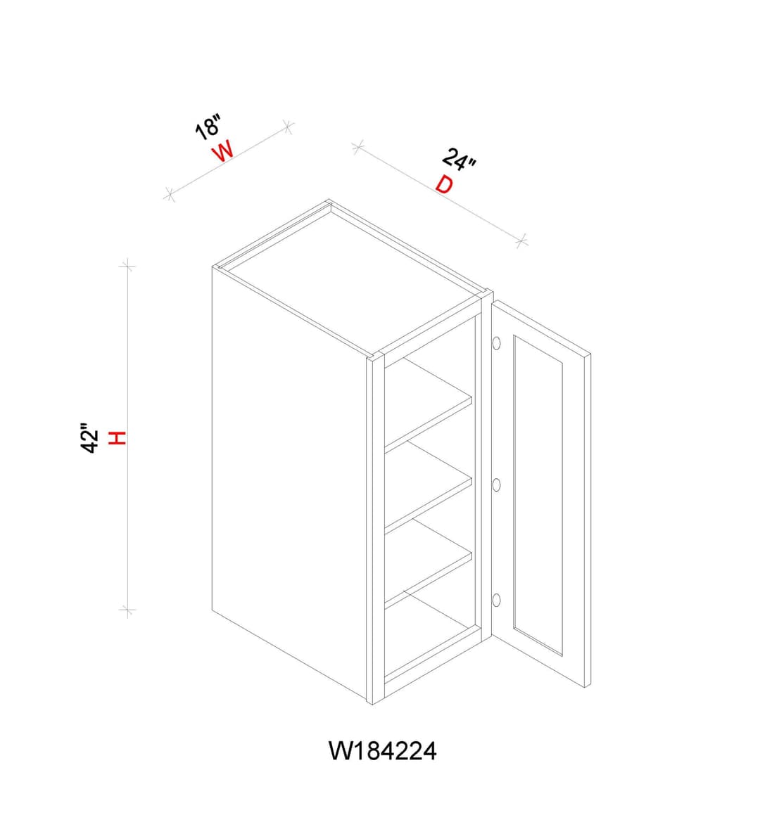 Wall Refrigerator Cabinet - 18"W x 42"H x 24"D - ijwvnnxp36sldzcyo1b1@2x.jpg