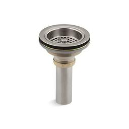 Manual Sink Strainer With Tailpiece, Duostrainer® Solid Brass, Vibrant Stainless Steel - iktddeongux5skoluvx7@2x.jpg