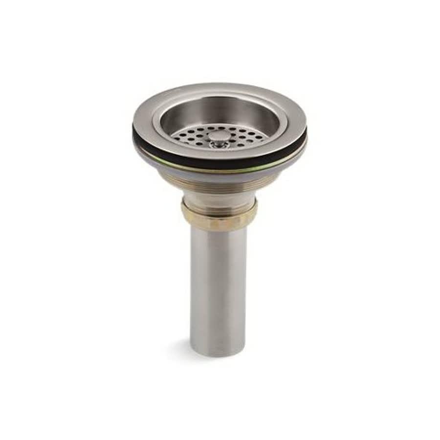 Manual Sink Strainer With Tailpiece, Duostrainer® Solid Brass, Vibrant Stainless Steel - iktddeongux5skoluvx7@2x.jpg