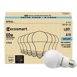 60-Watt Equivalent A19 Non-Dimmable LED Light Bulb Daylight 5000 (8-Pack) - im16s9glcwcxiexrgylo@2x.jpg