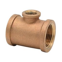 Tee, 3/4 x 1/2 in, FNPT, Lead Free Brass, Rough Brass - imbewsx3j0idvlbcxthe@2x.jpg