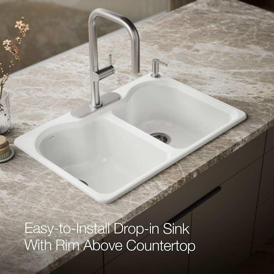 Hartland 33" Double Basin Top-Mount Enameled Cast-Iron Kitchen Sink - injnb0sapvgsvk58qgk0@2x.jpg