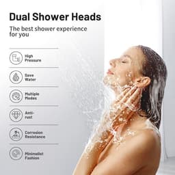 Heemli 9-Spray Rainfull 2-in-1 Patterns Adjustable Fixed Shower Head with Filter 1.8 GPM and Handheld Shower Head in Chrome KFA12C - inznl5d5gjfyfciffrba@2x.jpg