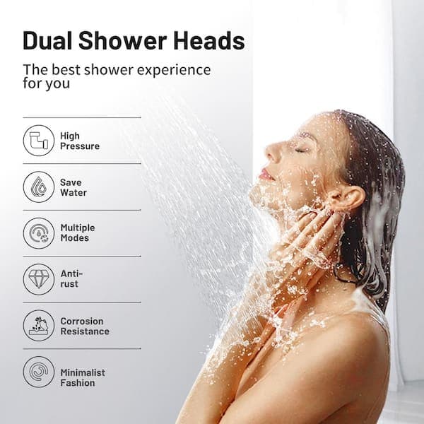 Heemli 9-Spray Rainfull 2-in-1 Patterns Adjustable Fixed Shower Head with Filter 1.8 GPM and Handheld Shower Head in Chrome KFA12C - inznl5d5gjfyfciffrba@2x.jpg