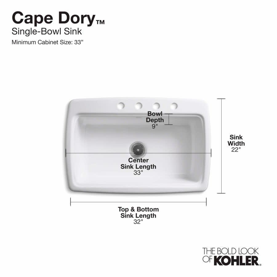 Cape Dory 33" Single Basin Top-Mount Enameled Cast-Iron Kitchen Sink - iozhl0thppkmu9uxtk9g@2x.jpg