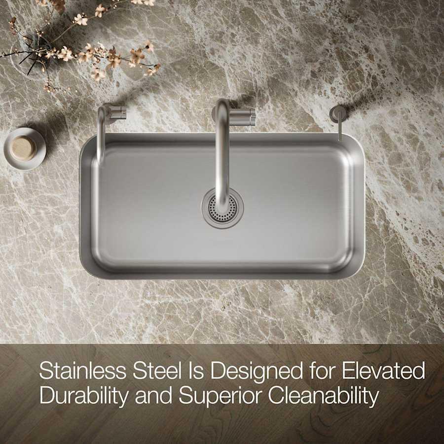 Undertone 31-1/4" Undermount Single Basin Kitchen Sink with SilentShieldâ¢ Technology - iquytgkdciscgrv01wgy@2x.jpg