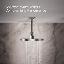 Contemporary Round 8" Single Function 2.5 GPM Rainhead with MasterClean Sprayface and Katalyst Air-Induction Technology - irgp7c6u8iknocblqmrn@2x.jpg