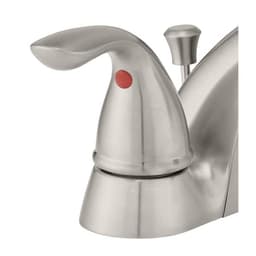 Glacier Bay Builders 4 in. Centerset Double Handle Low-Arc Bathroom Faucet in Brushed Nickel HD67091W-6B04 - iskngzechbpapqqhlyk3@2x.jpg