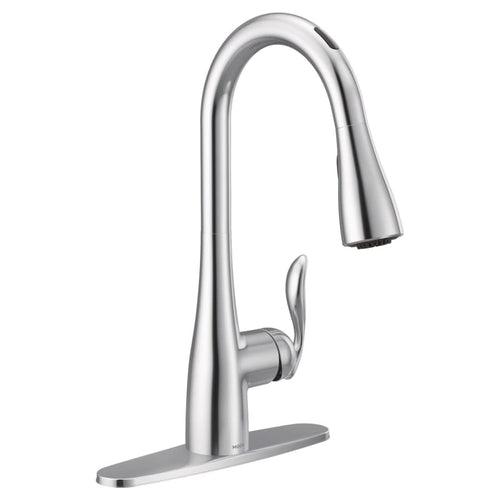 Arbor Smart Faucet 1.5 GPM Single Hole Pull Down Kitchen Faucet with Voice Control - isvf7l9rboma39dvykij_x500.jpg