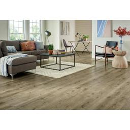 Defense+ Smoky Eiffel Oak 14 mm T x 7.4 in. W Waterproof Laminate Wood Flooring (17.2 sqft/case) - iuk059h0sn8xnwax3mod@2x.jpg
