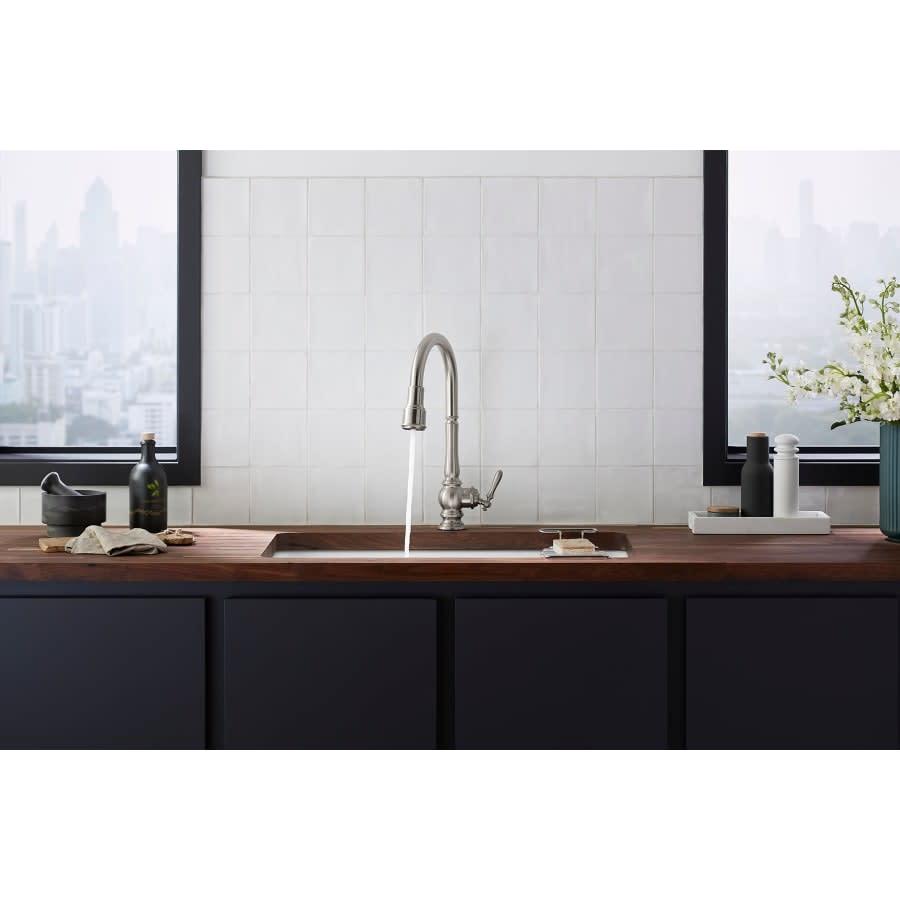 Artifacts Touchless 1.5 GPM Single Hole Pull Down Kitchen Faucet with Three-Function Spray Head - iunjojjeyl2tndggnkgi@2x.jpg