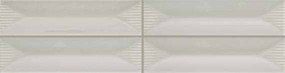Color Story Pinstripes Balance Rectangle, Fluted 2X8 Glossy