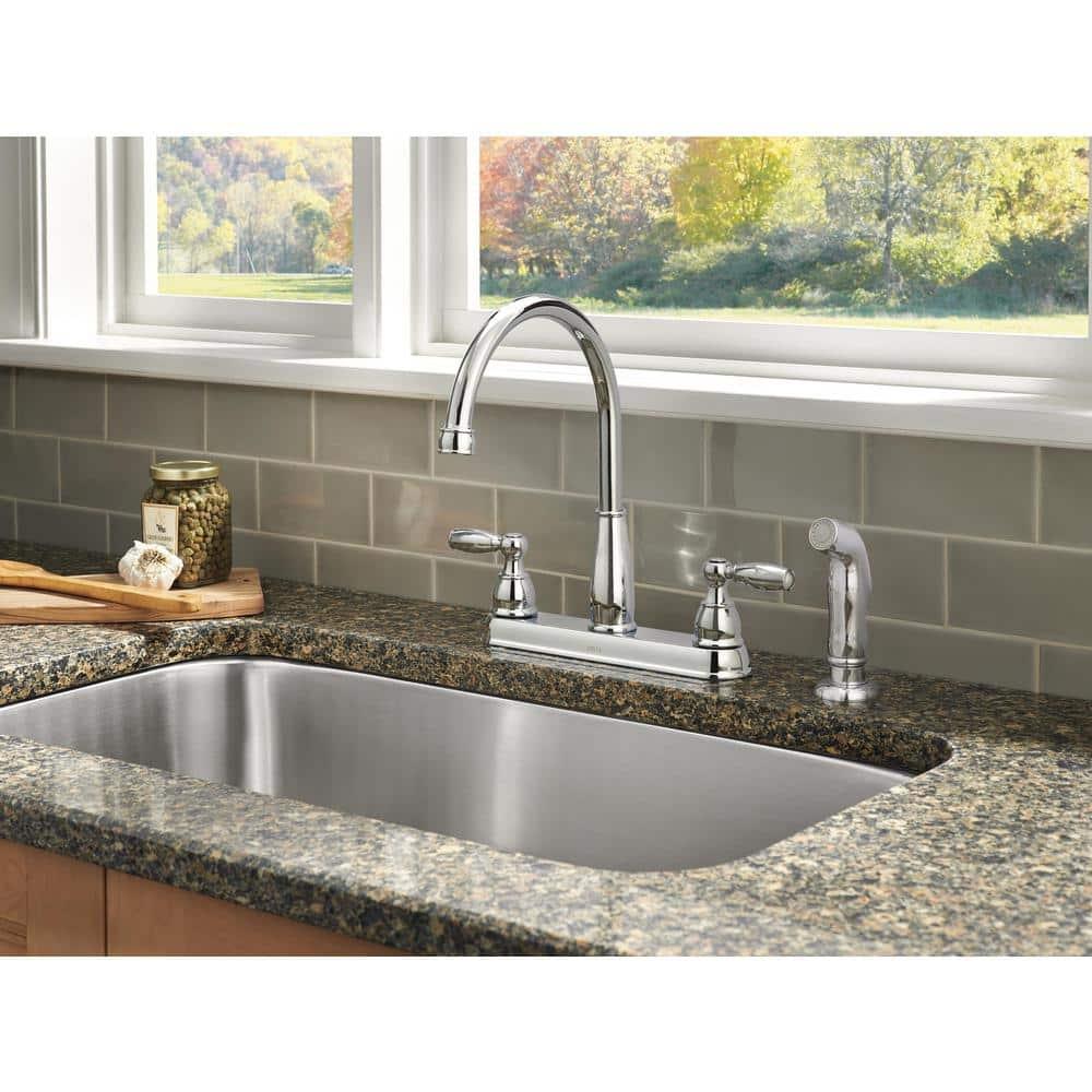 Foundations 2-Handle Standard Kitchen Faucet with Side Sprayer in Chrome - ivf5vbvzwwomtywxpl9v@2x.jpg