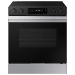 Bespoke 30 in. 6.3 cu.ft. 5 Burner Element Smart Slide-In Electric Range w/ AirFry & Safety Knobs in Stainless Steel - ivxng6teevcqsvc2xae7@2x.jpg