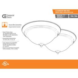 13 in. 2-Light Brushed Nickel Flush Mount with Frosted Glass Shade (2-Pack) - iwpph4ucmg1vsnaj2bdw@2x.jpg