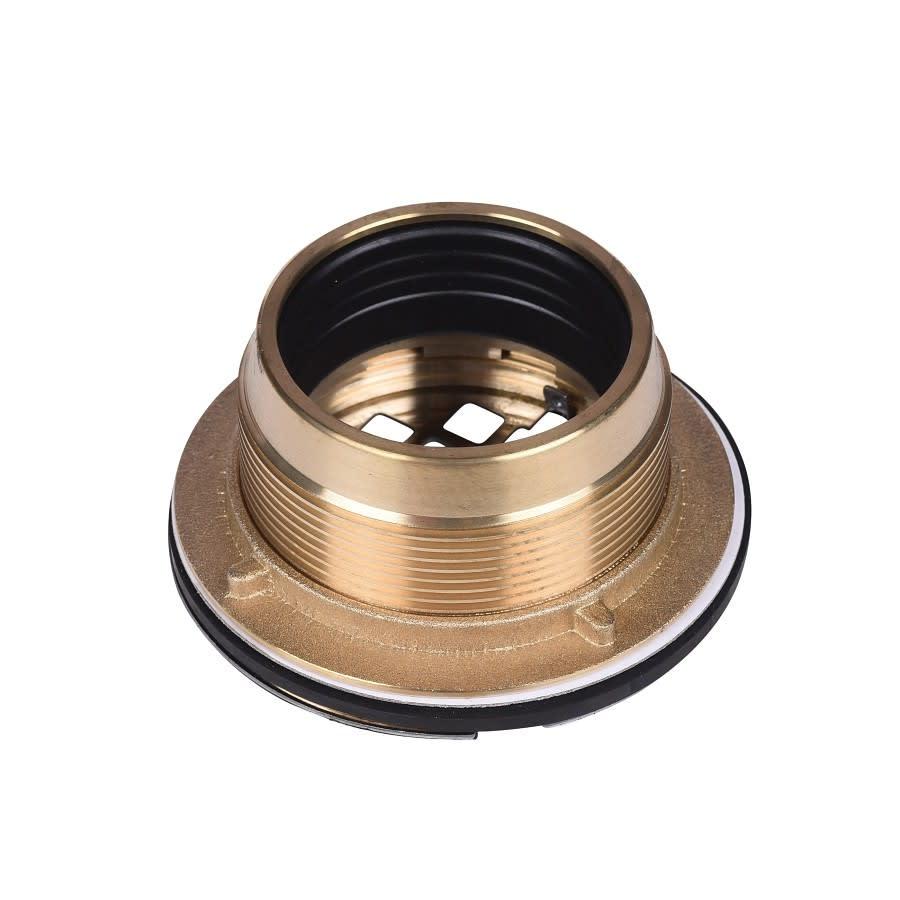 2 in Brass No-Caulk Shower Drain with Round Stainless Steel Strainer - iybeavqh7ehpcqqzic5v@2x.jpg