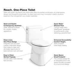 Reach 1.28 GPF One-Piece Compact Elongated Chair Height Toilet with Skirted Trapway and Left Hand Trip Lever - Seat Included - iykykv8rozdgfljvmnpg@2x.jpg