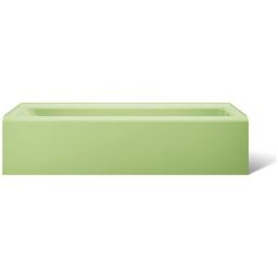 Bellwether Bath Tub 60" L x 30 1/4" W Cast Iron Soaking for Three Wall Alcove Installations with Integral Apron and Right Drain - izn5poajgfaezmbcdvqp@2x.jpg