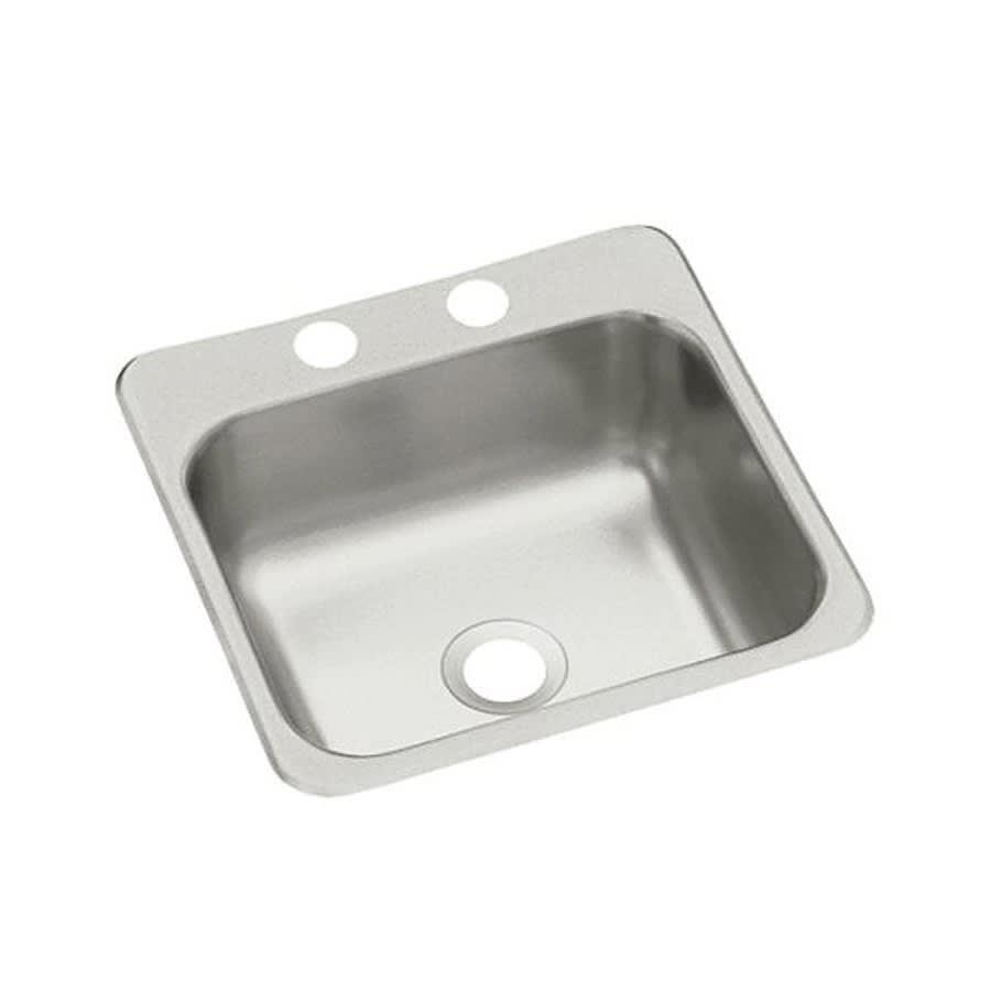 Single Bowl Bar Sink, Top Mount, ADA, 15 x 15 in, 5-9/16 in Bowl Depth, 2-Hole, 20 ga Luster Steel, Stainless - j0nu0ghzvmqpxrzobh5u@2x.jpg