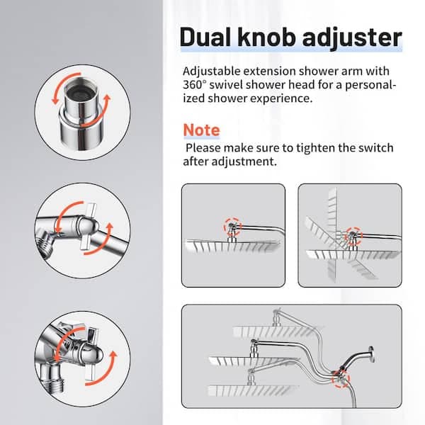 Heemli 9-Spray Rainfull 2-in-1 Patterns Adjustable Fixed Shower Head with Filter 1.8 GPM and Handheld Shower Head in Chrome KFA12C - j4hpwsgxlol5v5zcghnj@2x.jpg