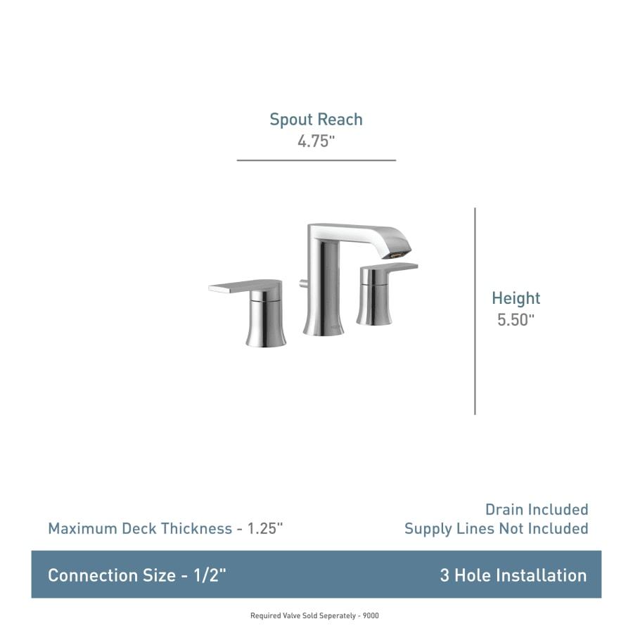 Genta LX 1.2 GPM Widespread Bathroom Faucet with Pop-Up Drain Trim - Less Valve - j7tuoc9t6ji1adzttuh8@2x.jpg