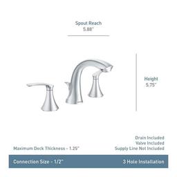 MOEN Darcy 8 in. Widespread 2-Handle High-Arc Bathroom Faucet in Spot Resist Brushed Nickel WS84551SRN - j8u8fztbnidrllfd0mun@2x.jpg