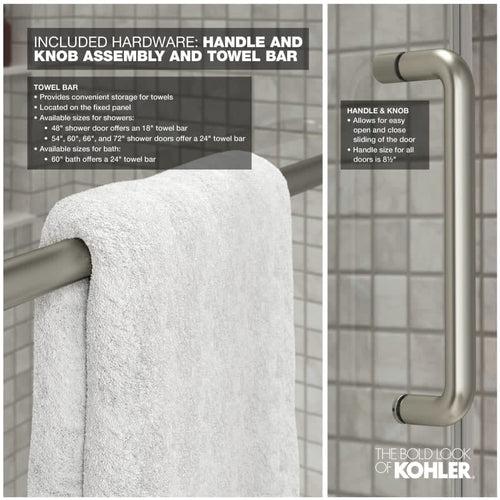 Elate 70-1/2" High x 53-5/8" Wide Sliding Framed Shower Door with Clear Decorative Grid Glass - jbrc34ohsrwkw6hfqzfe_x500.jpg