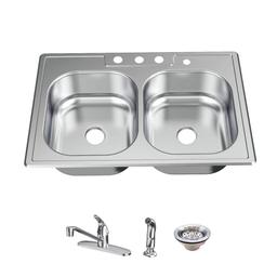 33 in. Drop-In 50/50 Double Bowl 20 Gauge Stainless Steel Kitchen Sink with Faucet - jcskefmmrhvjcebvhwvs@2x.jpg